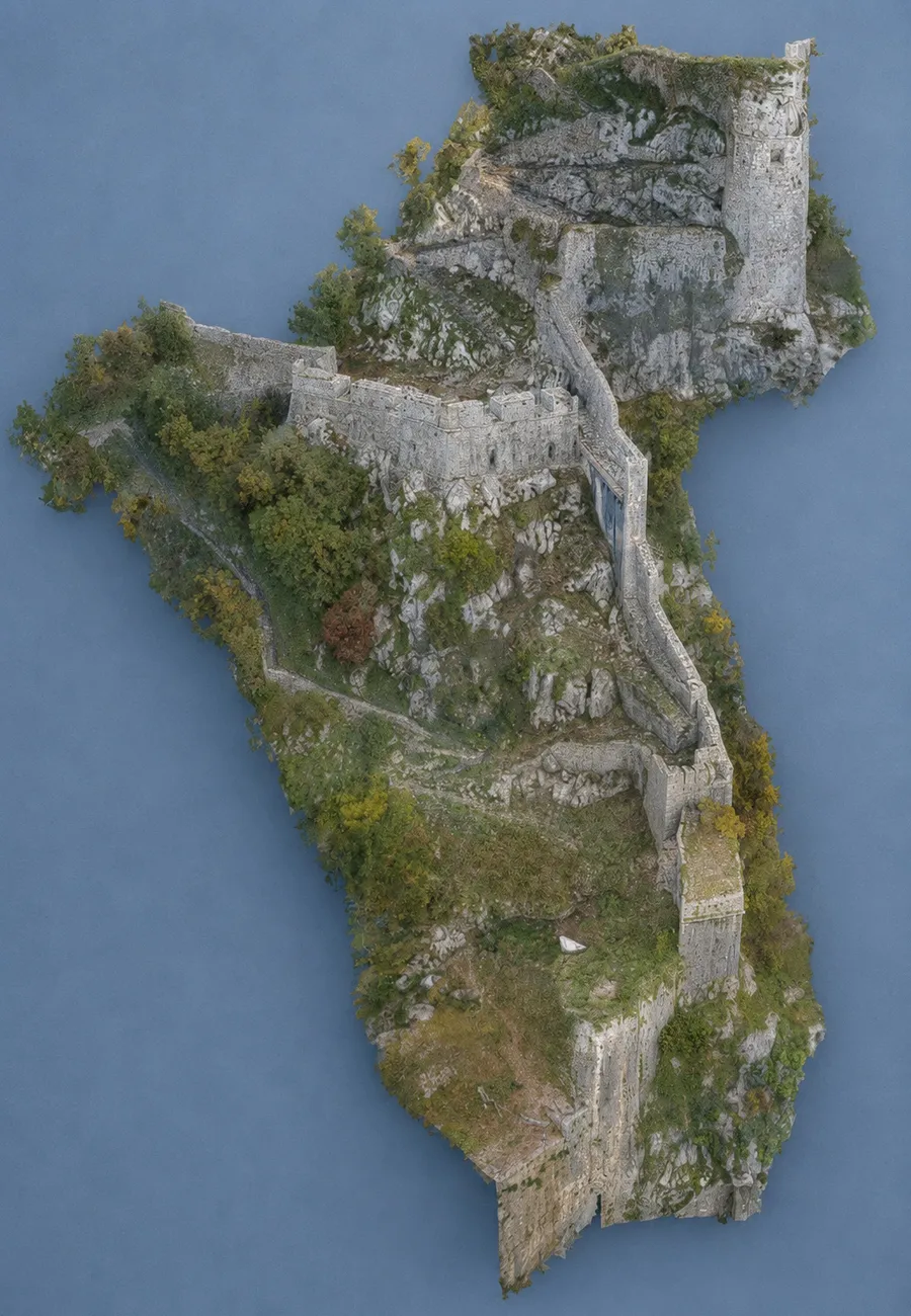 3D scan of Saint Francis Rampart
